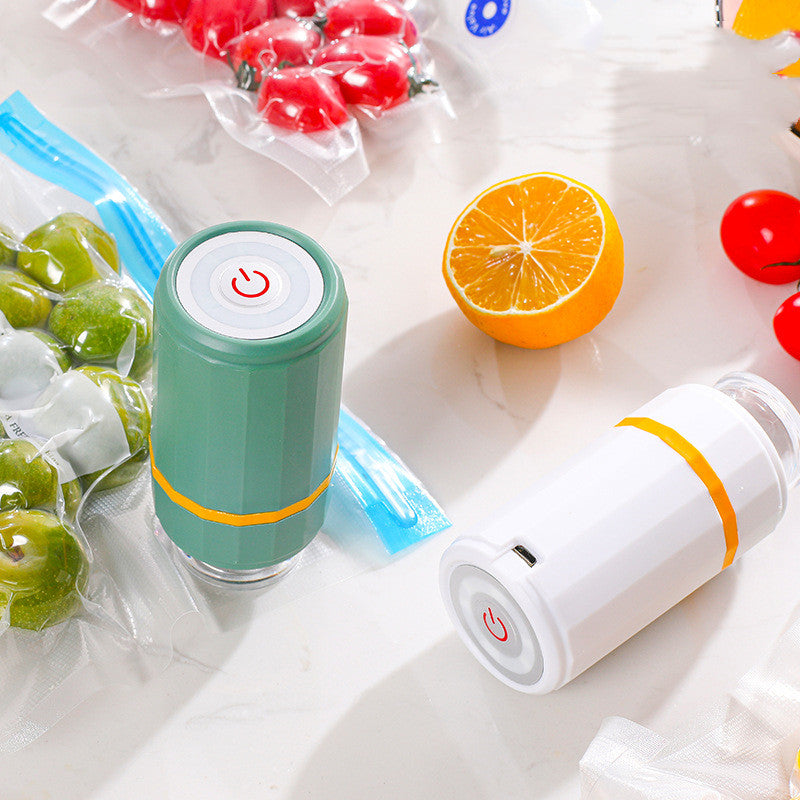 Mini Pompa Sottovuoto USB: Freschezza a Portata di Mano! 🌟