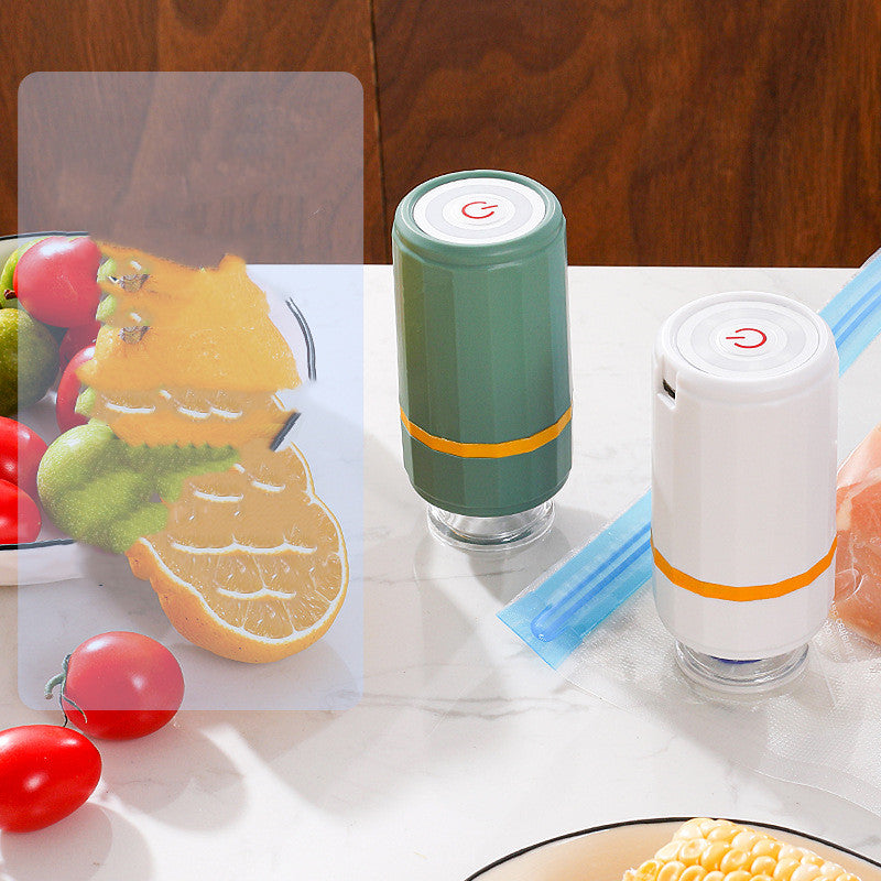 Mini Pompa Sottovuoto USB: Freschezza a Portata di Mano! 🌟